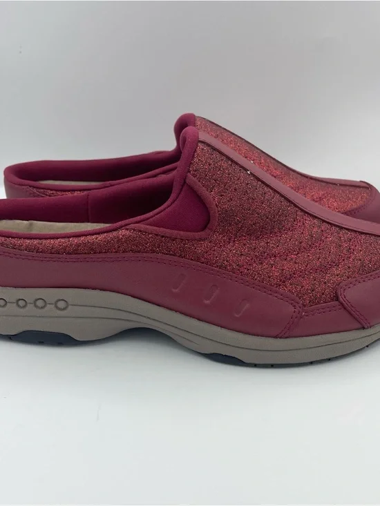Easy Spirit red slip on glitter comfy sneakers women’s Size 7 1/2M - Picture 9 of 11